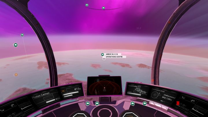 Flying to Operations Center in No Man's Sky for AtlasPass V2 and V3