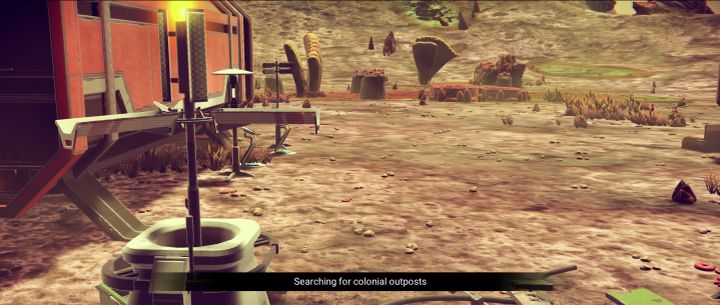 Scan for Colonial Outpost in No Man's Sky