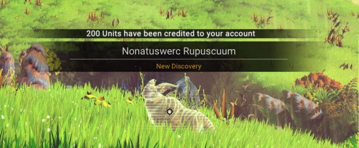 Scan plants an animals in No Man's Sky