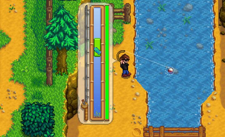Stardew Valley Fishing Mini-game lets you catch fish