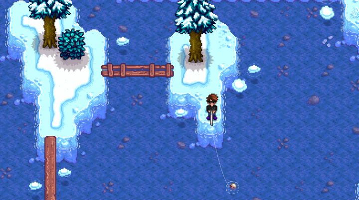 Stardew Valley Fishing Spot in the Mountains