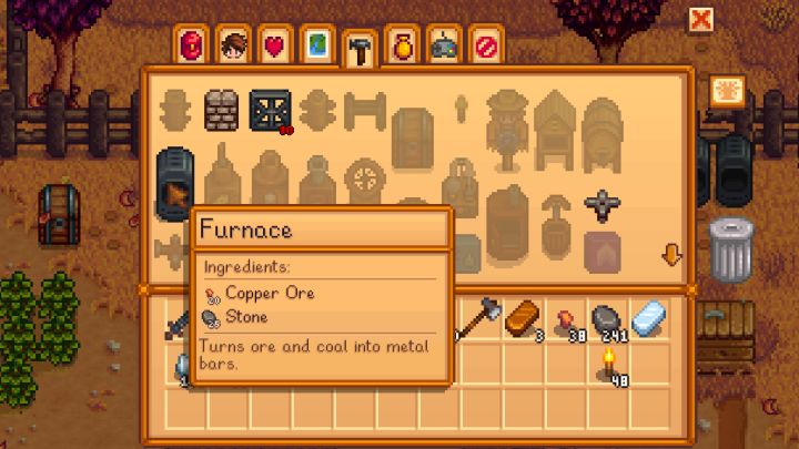 How to craft a furnace in Stardew Valley