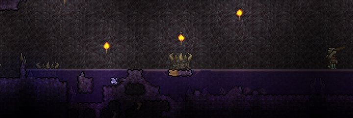 Image of eater of worlds boss from terraria