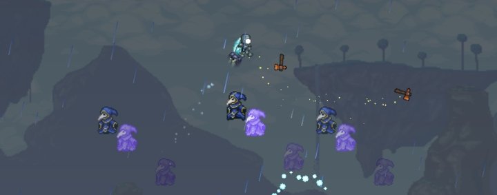 Shadow clones from the Lunatic Cultist's ritual