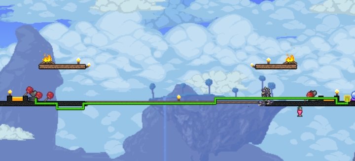 Incognito on X: In the process of building a HUGE boss arena #Terraria   / X
