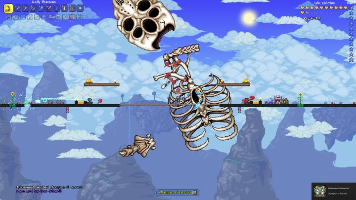 The Moon Lord's skeleton when it is dead.