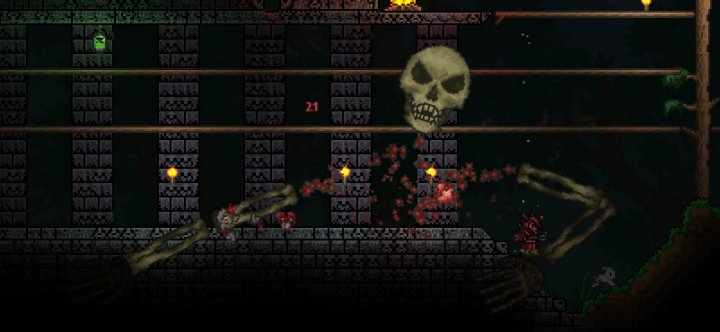 Skeletron in Terraria