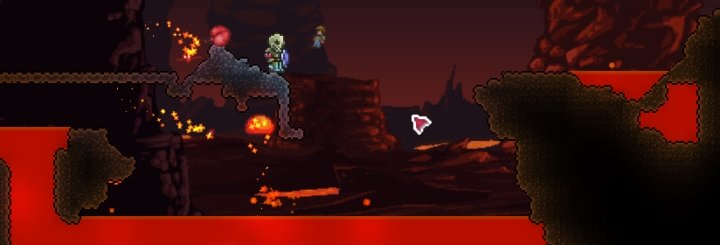 Summoning the Wall of Flesh in Terraria