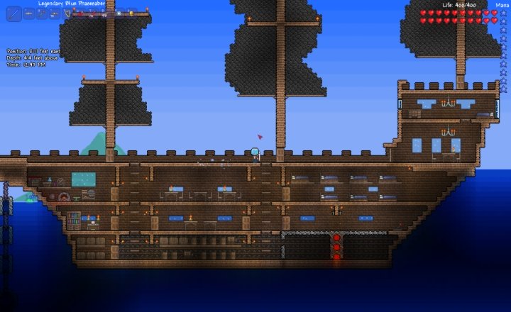 A ship house. Courtesy of Let's Play Terraria Blog