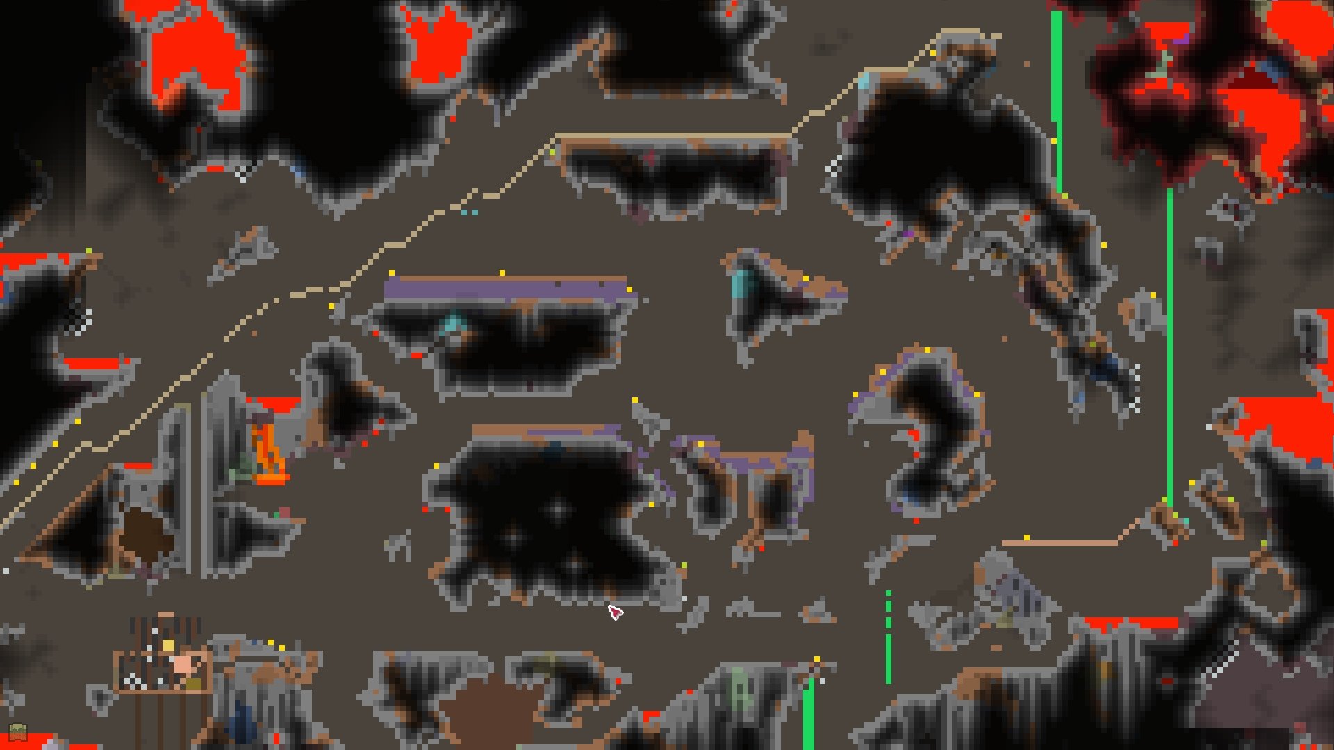 An Underground Corruption Biome I made in my main world