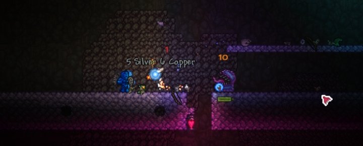 Farming Mimics in Terraria