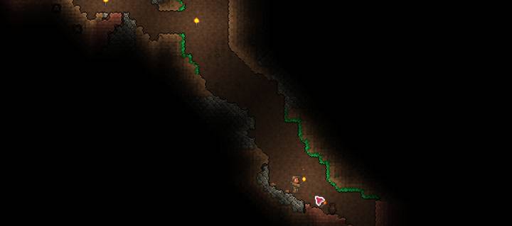 Caves are naturally-occuring openings in Terraria's game world