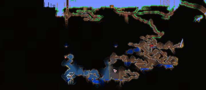 My map after the first run