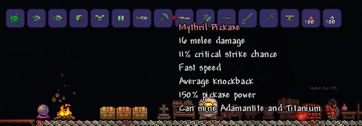 You'll need a better pickaxe to mine harder metals.
