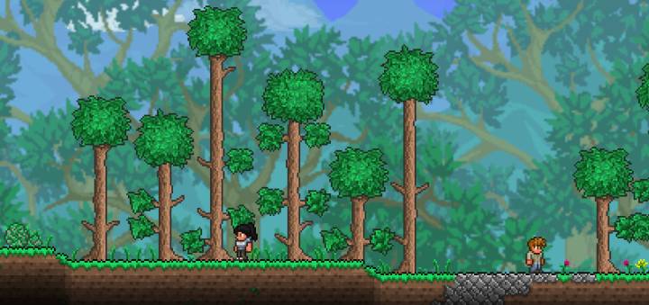 A start in Terraria that I based this walkthrough on