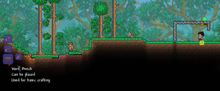 The Work Bench is the most basic crafting station in Terraria