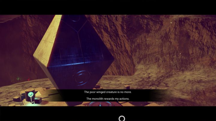 A monolith puzzle in No Man's Sky