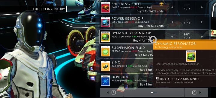 Buy Low Sell High to make money in No Man's Sky