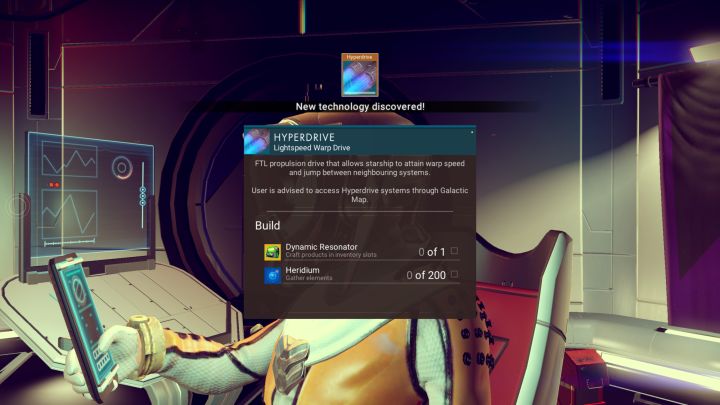 How to craft a hyperdrive in No Man's Sky