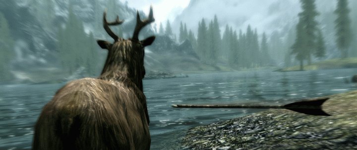 Skyrim Archery - killing an Elk