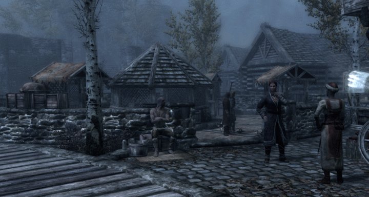 Skyrim's city of Riften has a market, there you'll find the first quest to join the Thieves Guild.