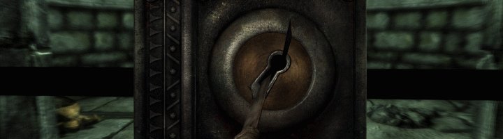 Finding a point where the lock will turn is the first step in opening a master or expert level lock in Skyrim