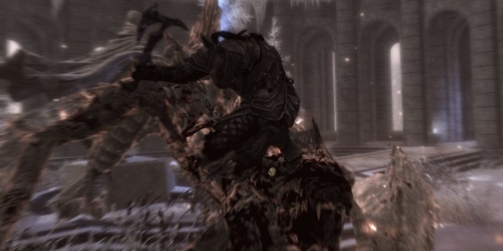 Skyrim One Handed Skill - Slaying a Dragon in Winterhold using Dual Wield