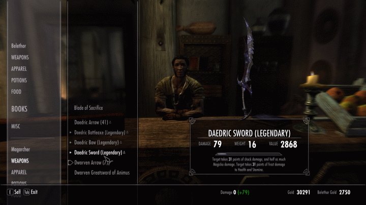 Bartering with the Speech Skill in Skyrim