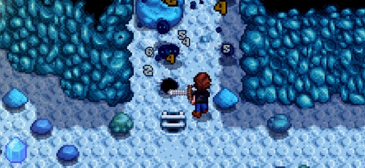 Farming for coal by killing monsters in Stardew Valley