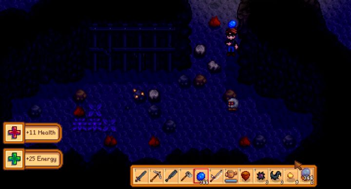 Healing items in Stardew Valley