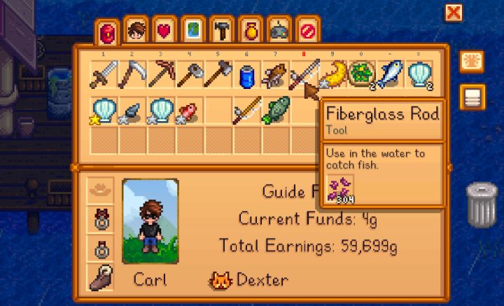 Stardew Valley: How to Use Bait & Tackle