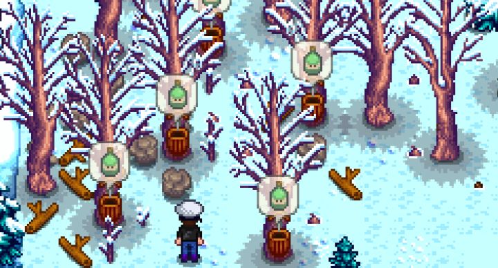 Stardew oak trees empty spage