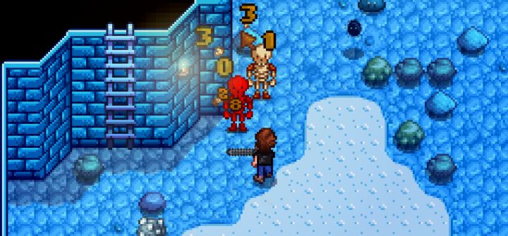 Combat skill is raised in the mines in Stardew Valley