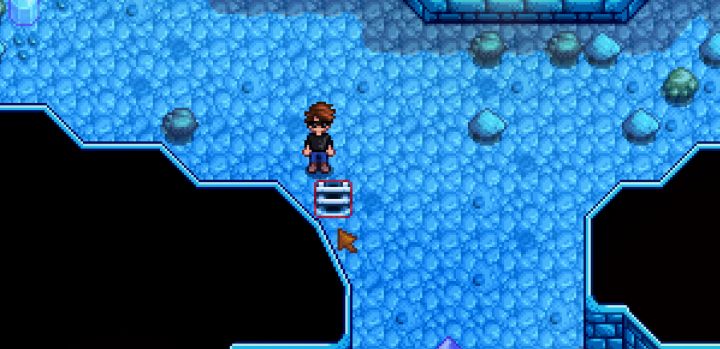 Finding the mine exit in Stardew Valley
