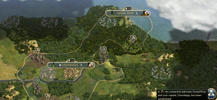 The Iroquois can form easy City Connections using Forest/Jungle tiles