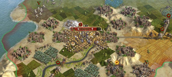 The Moroccan Kasbah helps desert Cities with +1 Food, Production, and Gold