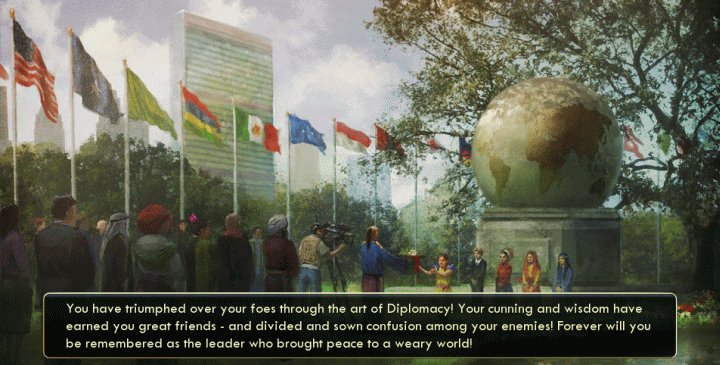 The Civ 5 Diplomatic Victory Screen