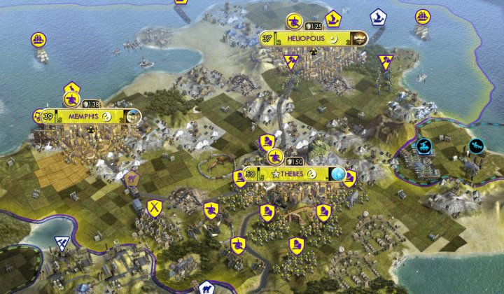 Civ 5 Population and Growth: High Population Cities in Brave New World