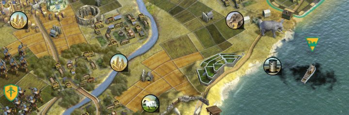 The Civ 5 Resource Icons - Luxury and Strategic