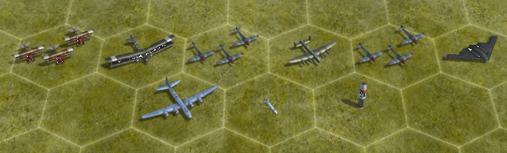 Aircraft, Nukes, and Missiles in Civ 5 - Atomic Bombs, Triplanes, Guided Missiles, Jet Fighters, and Stealth Bomber