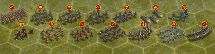 Every Melee Unit in Civilization 5: Scouts, Warriors, Swordsmen, Pikemen, Musketmen, Infantry, Marines, Paratroopers, and the X-COM Squad