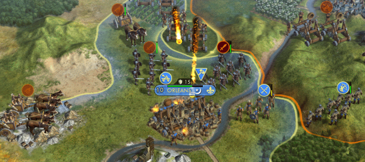 Catapults are strong vs Cities, dealing +200% more damage