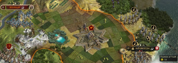 Citadels damage adjacent Enemy Units who end a Turn there