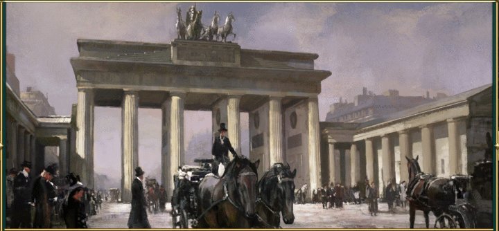 A Painting of the Brandenburg Gate Wonder in Civilization 5 Brave New World and Gods and Kings