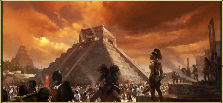 A Painting of the Chichen Itza Wonder in Civilization 5 Brave New World and Gods and Kings