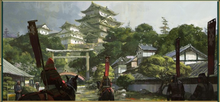 A Painting of the Himeji Castle Wonder in Civilization 5 Brave New World and Gods and Kings
