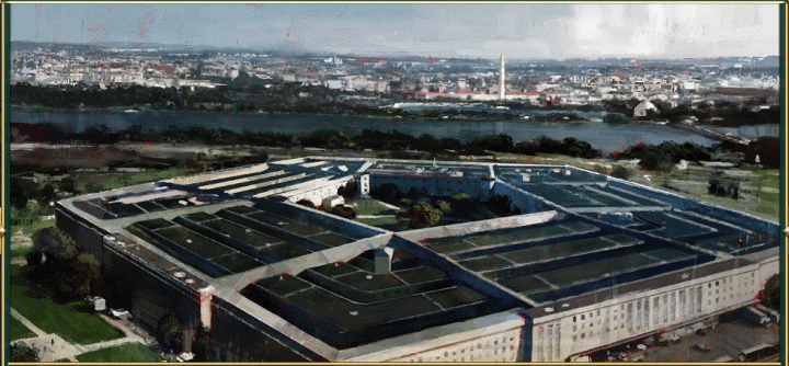 A Painting of the Pentagon Wonder in Civilization 5 Brave New World and Gods and Kings