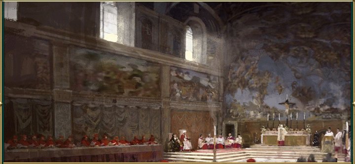 A Painting of the Sistine Chapel Wonder in Civilization 5 Brave New World and Gods and Kings