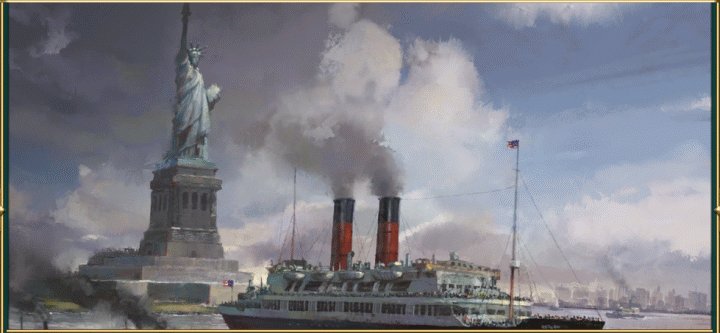 A Painting of the Statue of Liberty Wonder in Civilization 5 Brave New World and Gods and Kings