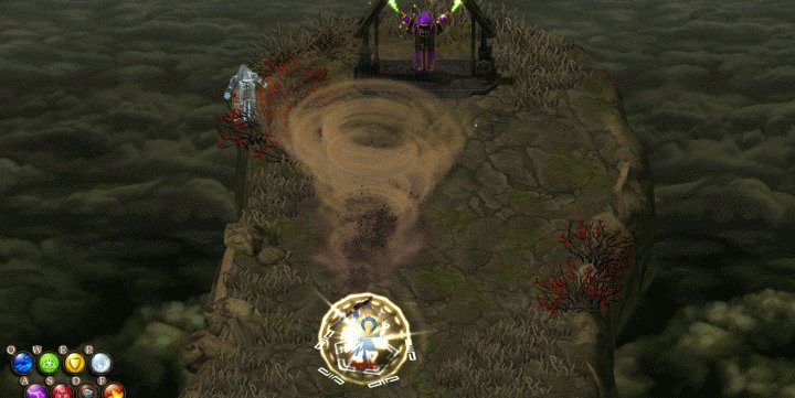 Magicka Chapter 6 – The Boss Fight with Grimnir in chapter 6 is nothing like dealing with those Wizards. Use Nullify often to counter his spells.